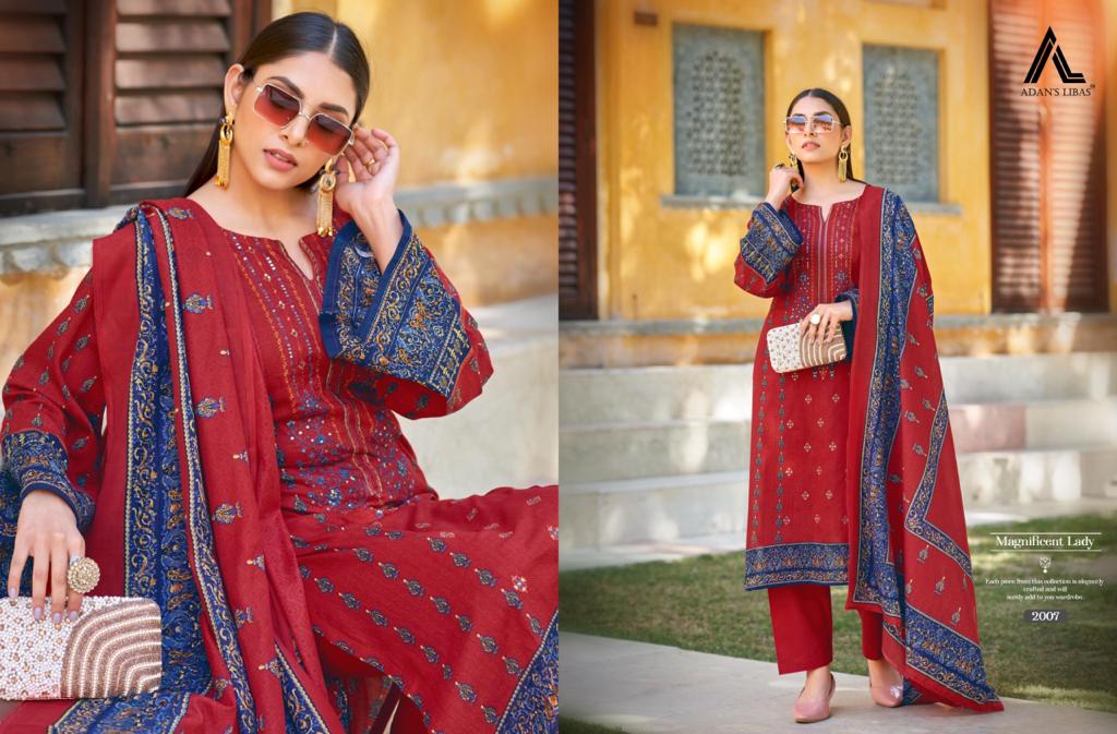 ADANS LIBAS BIN SAEED VOL 2 COTTON SALWAR SUITS