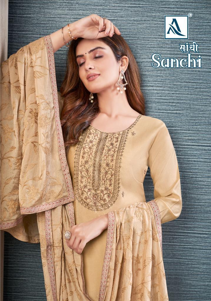 ALOK SUIT SANCHI EMBROIDERY SALWAR SUITS IN INDIA