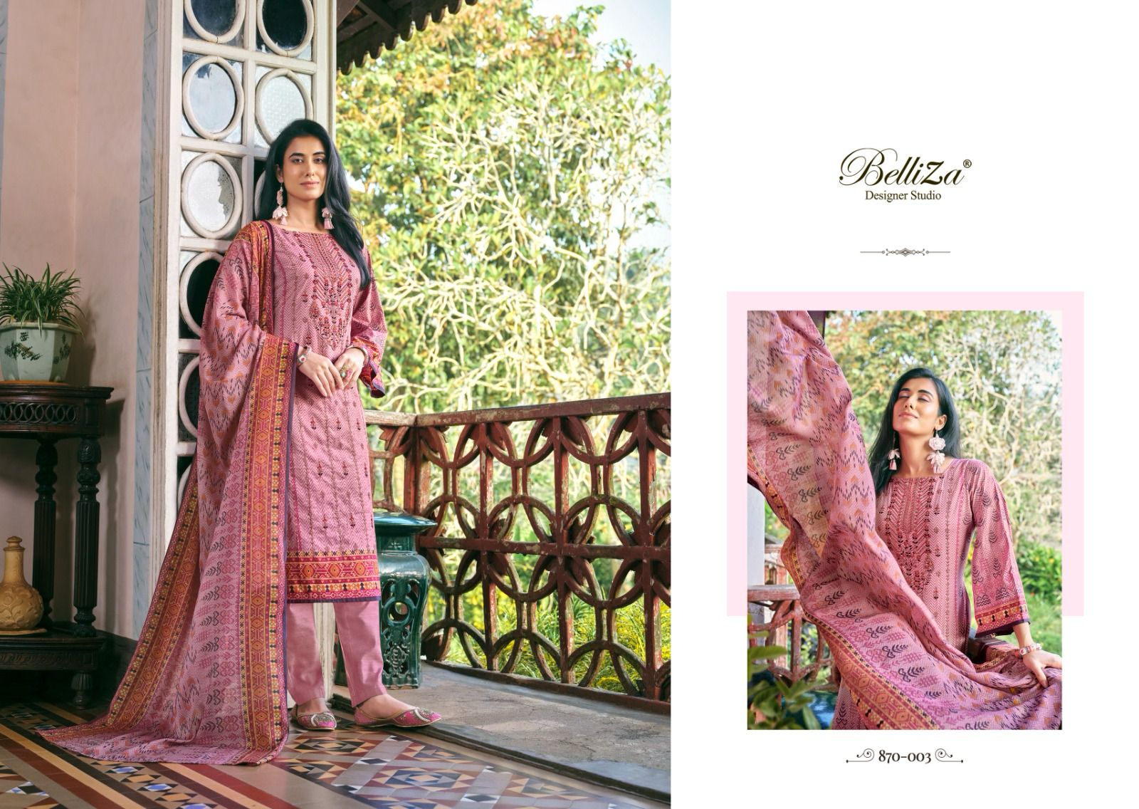 BELLIZA BIN SAEED VOL 2 PURE COTTON SALWAR SUITS