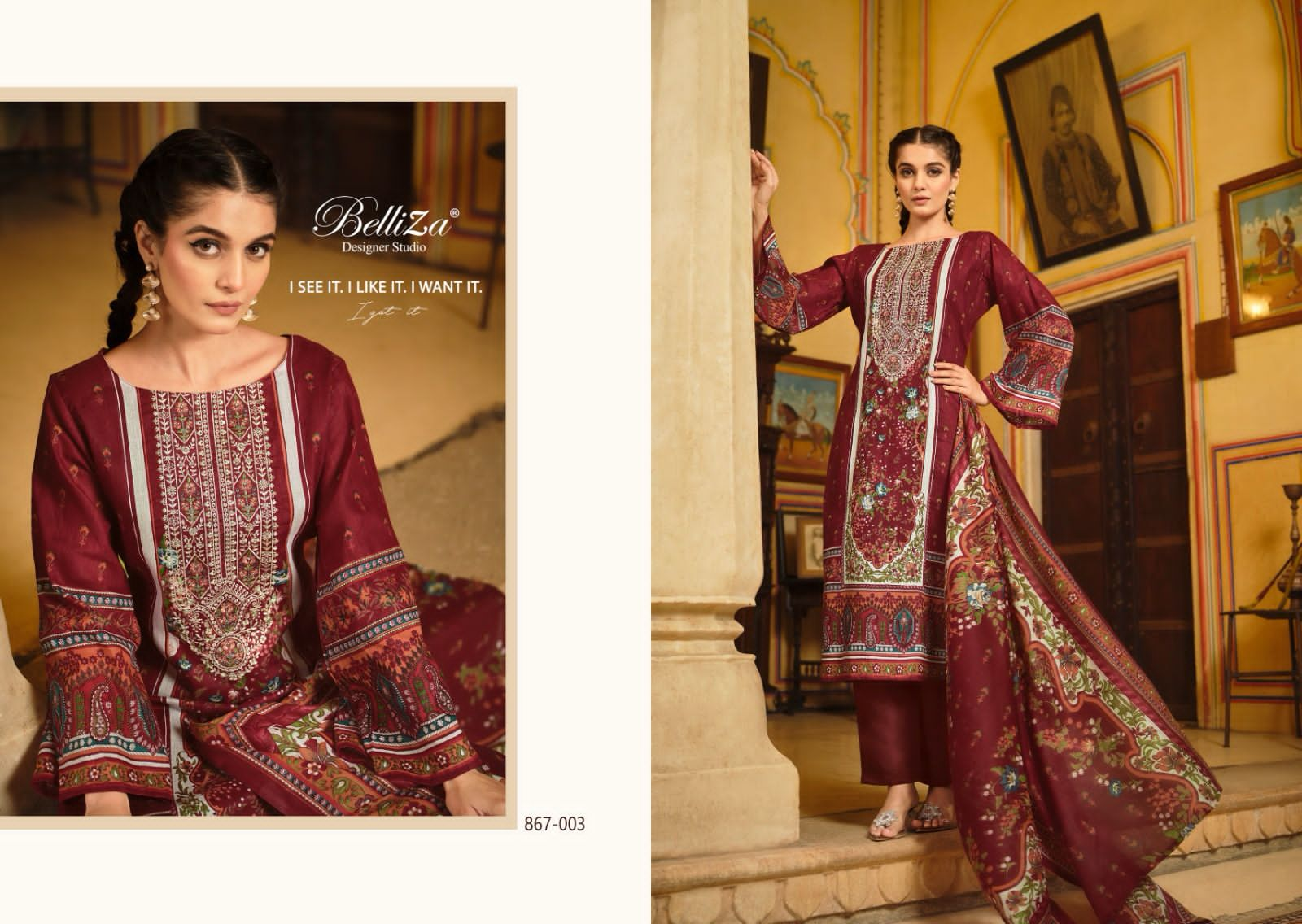 BELLIZA NAIRA VOL 29 DRESS MATERIAL WHOLESALER