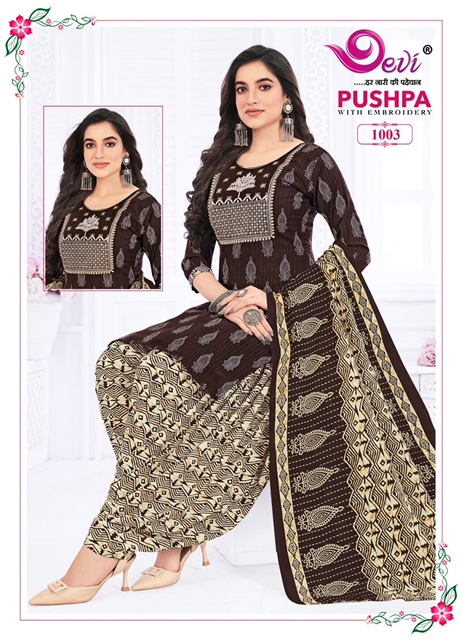 DEVI PUSHPA VOL 1 EMBROIDERY READYMADE SUITS