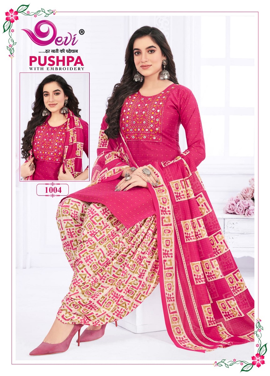 DEVI PUSHPA VOL 1 EMBROIDERY READYMADE SUITS DISTRIBUTOR IN SURAT 6