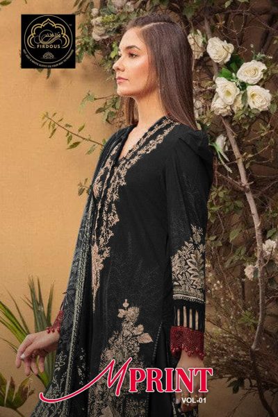 FIRDOUS M PRINTS VOL 01 PAKISTANI SALWAR SUITS SUPPLIER IN SURAT