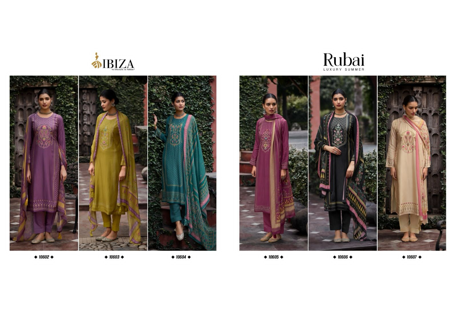 IBIZA RUBAI MUSLIN SALWAR SUITS