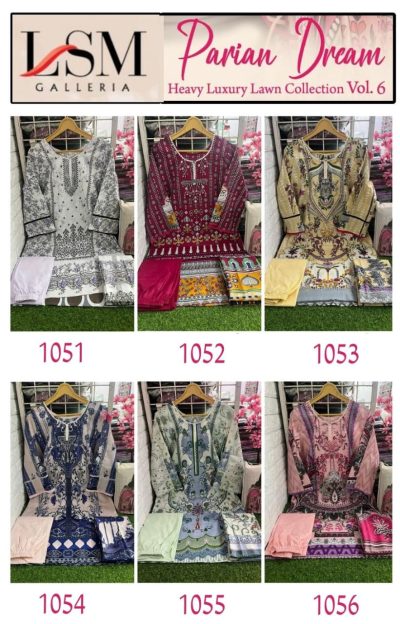 LSM PARIAN DREAM VOL 6 COTTON READYMADE SUITS