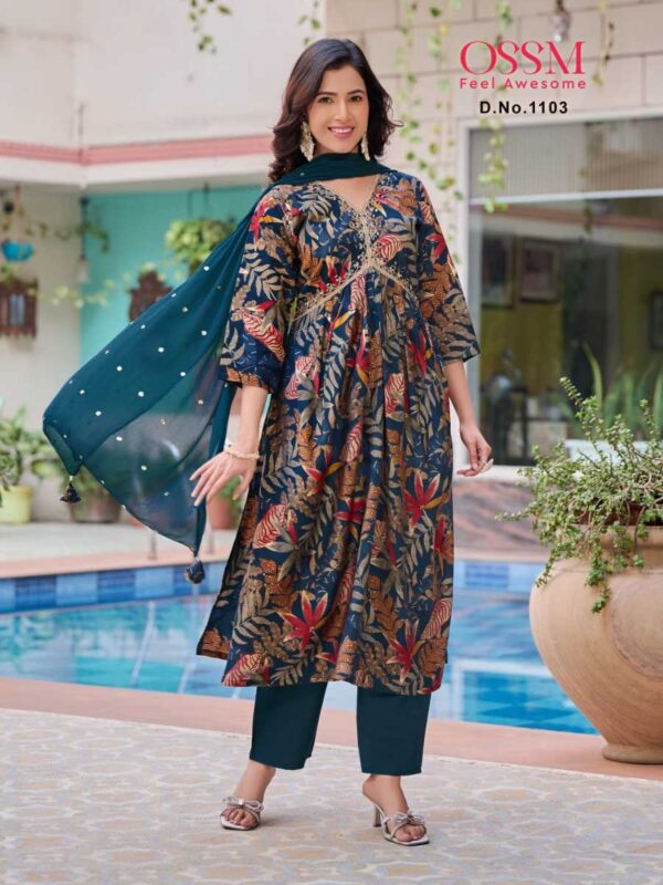 OSSM RESHAM VOL11 ALIA CUT READYMADE KURTIS WHOLESALER