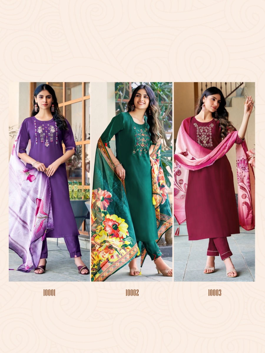 PARRA STUDIO SRISHTI ROMAN SILK READYMADE KURTIS