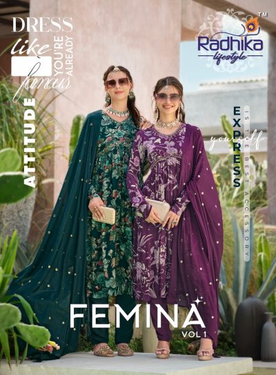 RADHIKA LIFESTYLE FEMINA VOL 1 ALIA CUT KURTIS