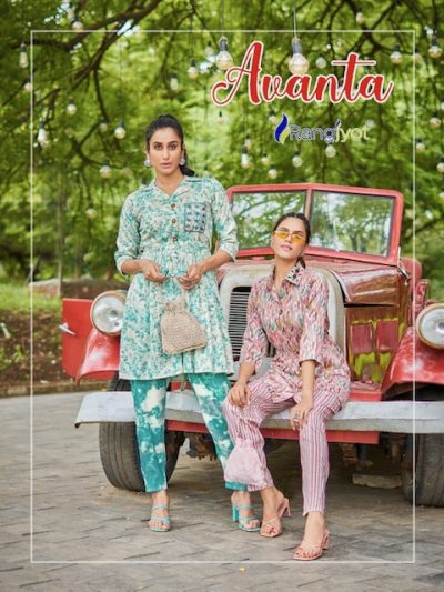 RANGJYOT AVANTA VOL 1 CO ORD CATALOGUE