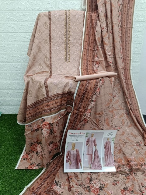 RIWAYAT E KHAS 04 COTTON PAKISTANI SUITS WHOLESALER