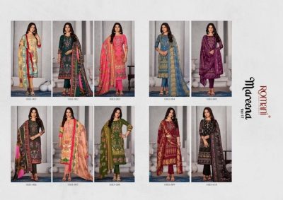 ROMANI MAREENA VOL 17 COTTON EMBROIDERED SALWAR SUITS