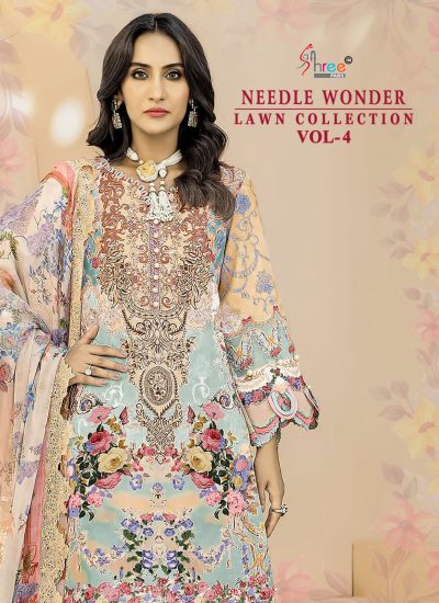 SHREE FABS NEEDLE WONDER VOL 4 PAKISTANI SUITS