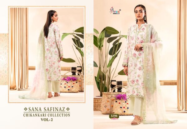 SHREE FABS SANA SAFINAZ CHIKANKARI VOL 2 SALWAR SUITS