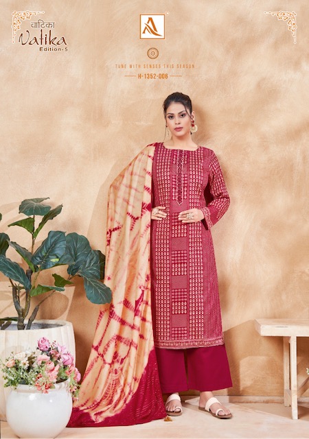 ALOK SUIT VATIKA EDITION 5 SALWAR KAMEEZ WHOLESALER