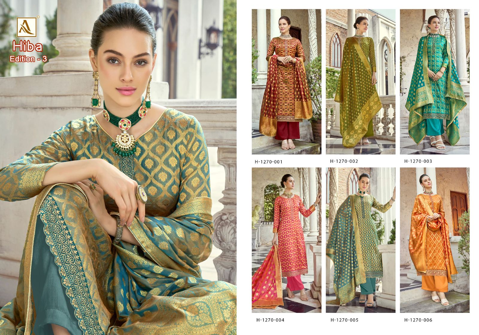 ALOK SUITS HIBA EDITION 3 SALWAR KAMEEZ WHOLESALER