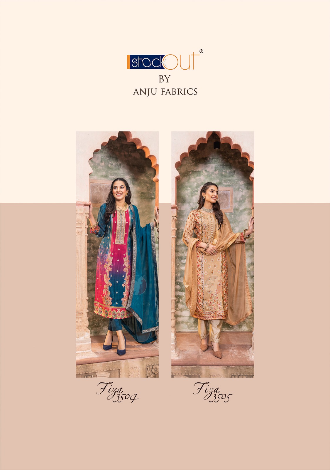 ANJU FABRICS FIZA READYMADE KURTIS SUPPLIER