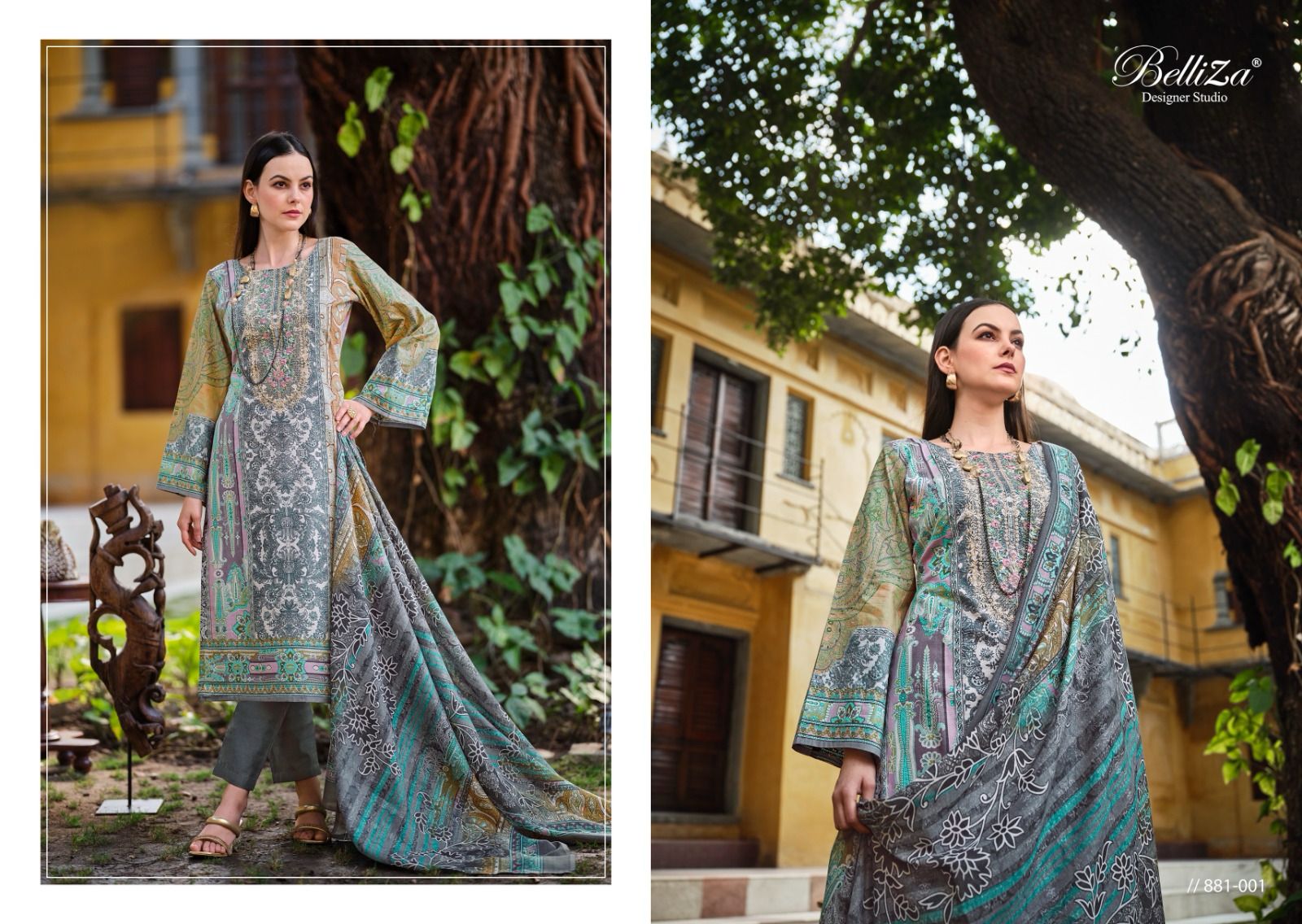 BELLIZA DESIGNER STUDIO NAIRA VOL 35 SALWAR SUIT WHOLEESALER IN SURAT