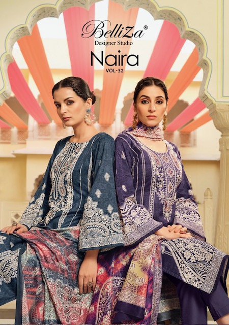 BELLIZA NAIRA VOL 32 SUITS LATEST CATALOGUE