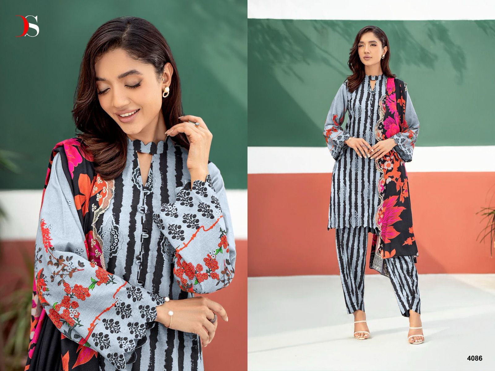 DEEPSY SUITS ANIQ 24 PURE COTTON SUITS WHOLESALER