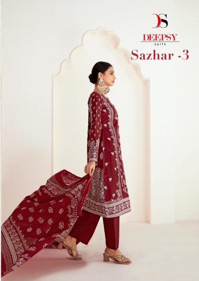 DEEPSY SUITS SAZHAR VOL 3 SALWAR SUITS WHOLESALER