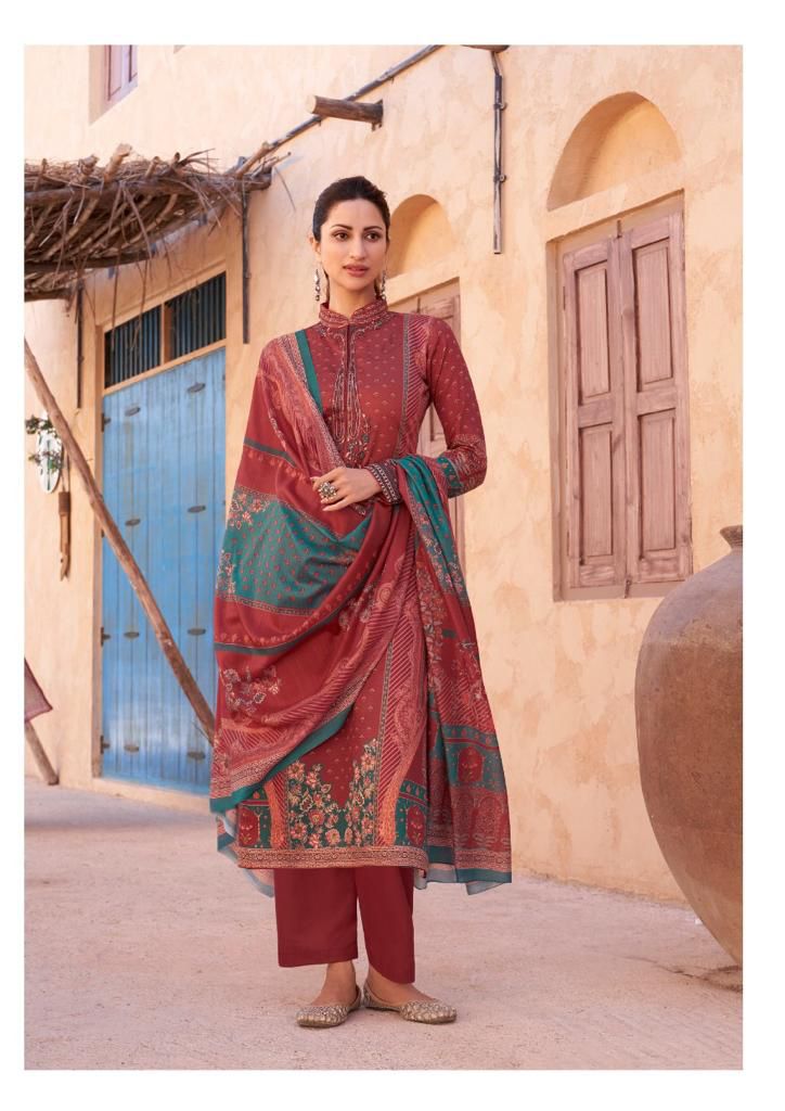 HERMITAGE MEHQADA PURE VISCOSE SUITS WHOLESALER