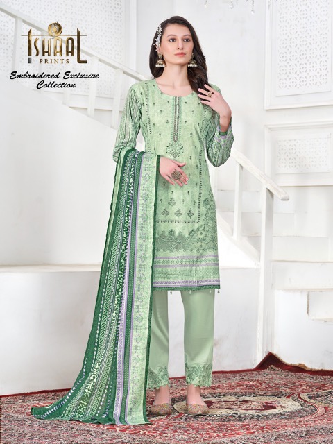 ISHAAL PRINTS EMBROIDERED EXCLUSIVE COLLECTION SALWAR SUIT SUPPLIER IN SURAT