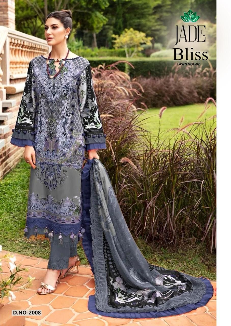 JADE BLISS LAWN VOL 2 SALWAR KAMEEZ WHOLESALER IN SURAT