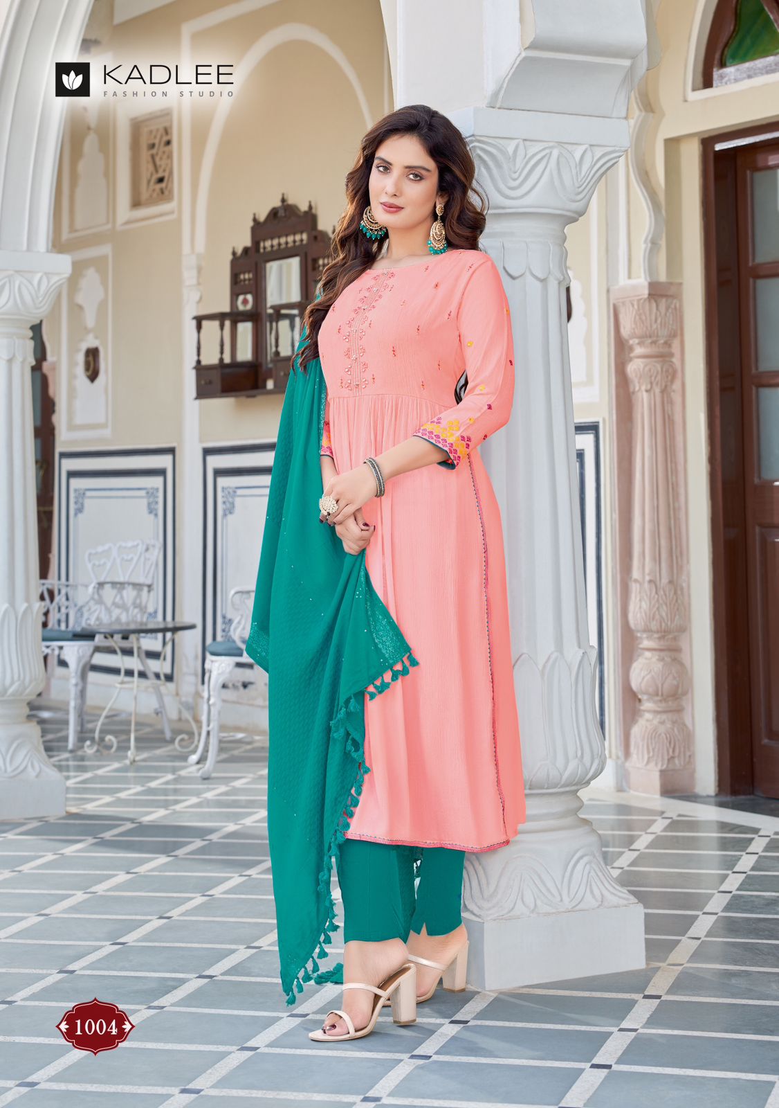 KADLEE FEEZA READYMADE RAYON KURTI CATALOGUE WHOLESALER IN SURAT