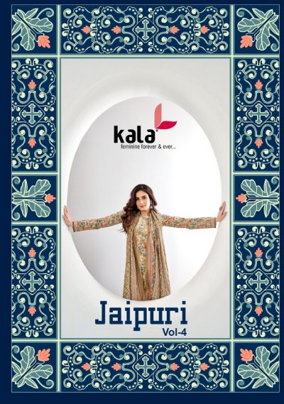 KALA JAIPUR VOL 4 READYMADE KURTI PANT WITH DUPATTA WHOLESALER IN SURAT