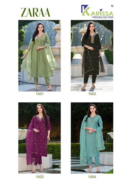 KARISSA ZARAA VISCOSE READYMADE KURTI DISTRIBUTOR IN SURAT