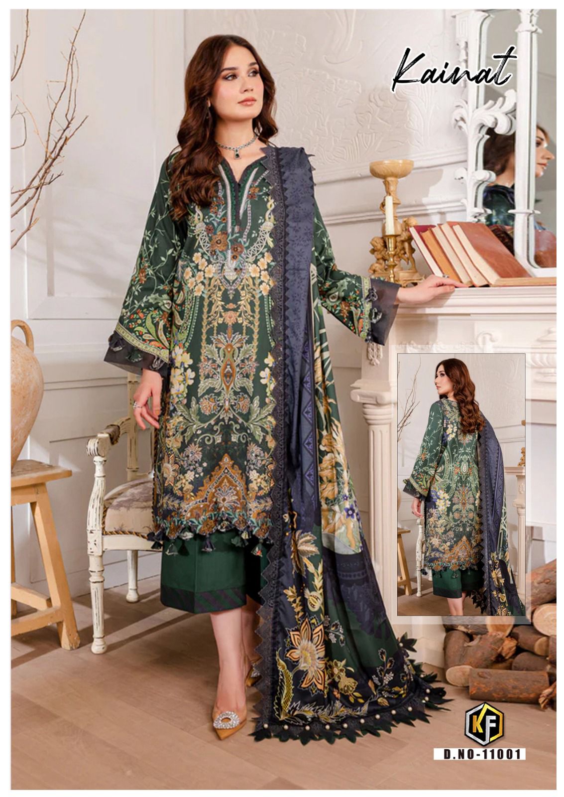 KEVAL FAB KAINAT VOL 11 KARACHI SUITS SUPPLIER