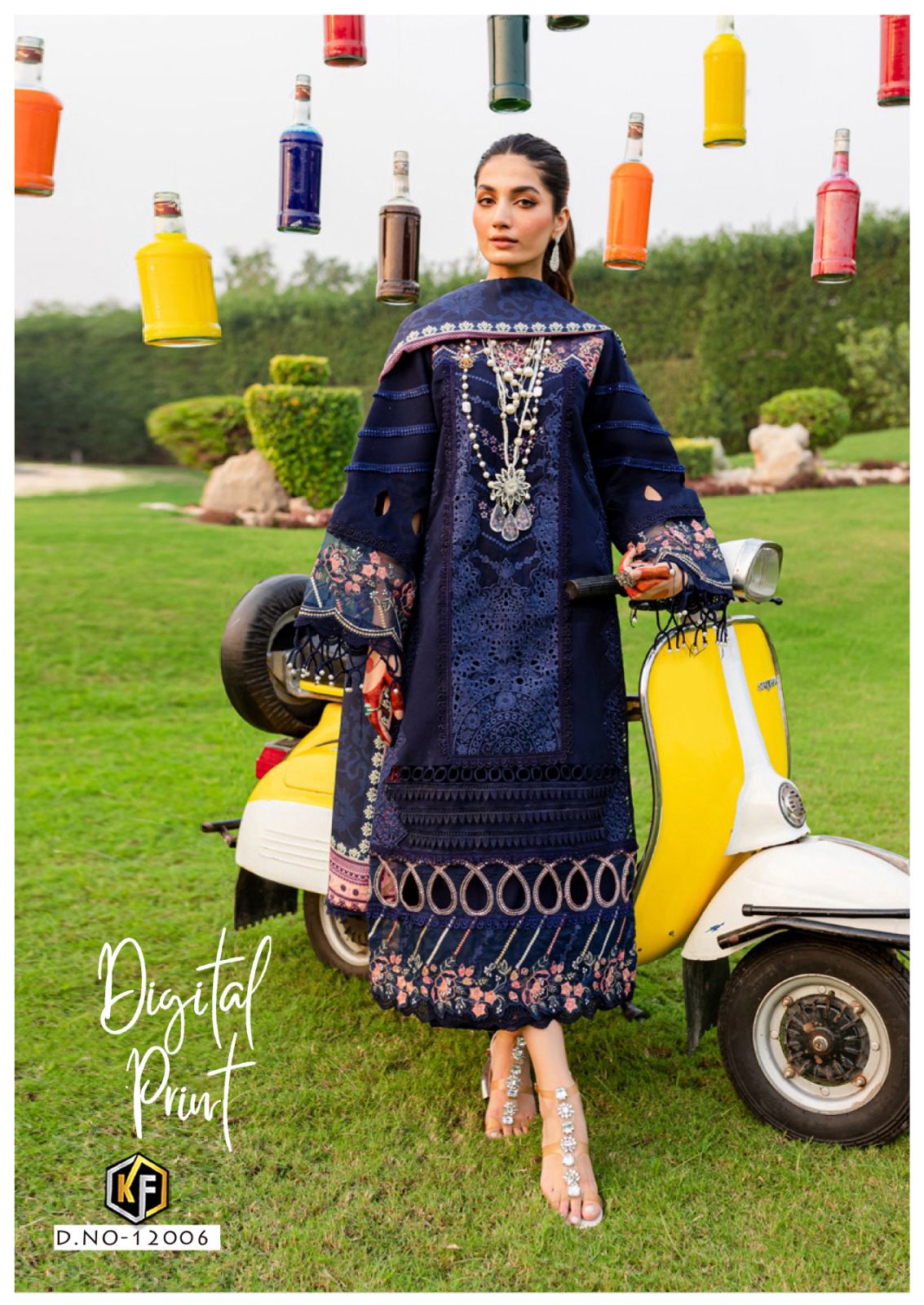 KEVAL FAB SOHA NAZIR LUXURY VOL 12 LAWN KARACHI SUITS