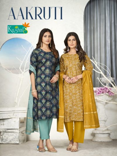 KUSHAL'S AAKRUTI READYMADE KURTIS CATALOGUE WHOLESALER IN SURAT