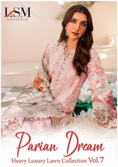 LSM GALLERIA PARIAN DREAM VOL 7 KARACHI SUITS