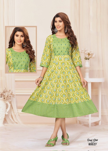 MAYRA DESI GIRL VOL 2 GOWN KURTI WHOLESALER IN SURAT