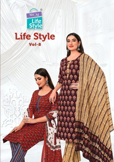 MCM LIFESTYLE VOL 8 READYMADE KURTI SET CATALOGUE