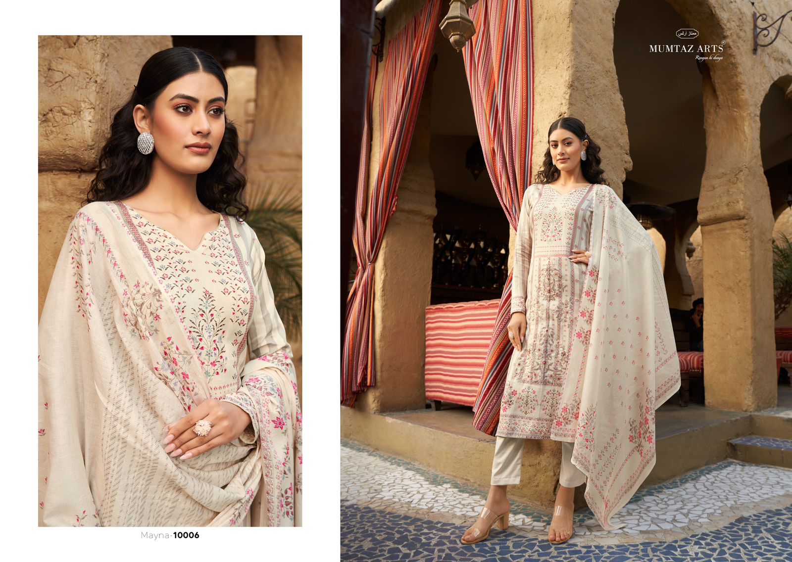 MUMTAZ ARTS MAYNA PURE VISCOSE SUITS WHOLESALER