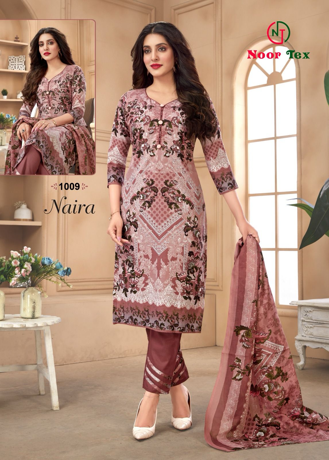 NOOR TEX NAIRA VOL 1 PURE COTTON SUITS