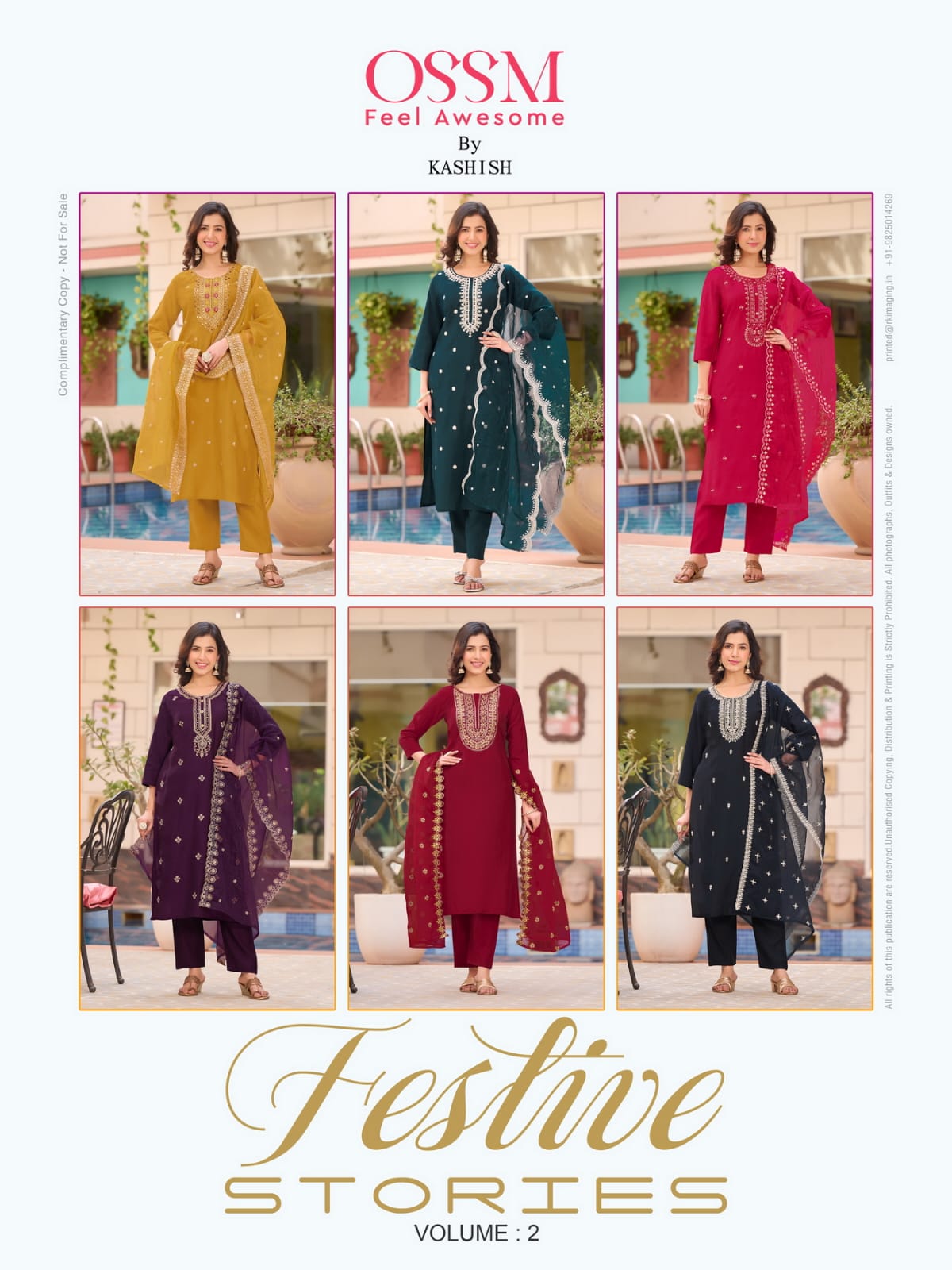 OSSM FESTIVE STORIES VOL 2 READYMADE KURTIS CATALOGUE WHOLESALER IN SURAT