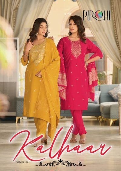 PIROHI KALHAAR VOL 3 KURTIS LATEST CATALOGUE