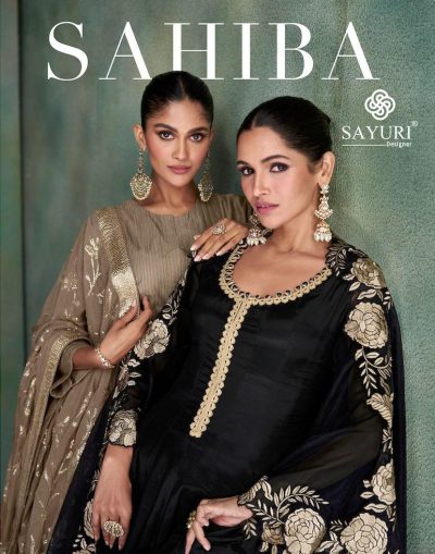 SAYURI DESIGNER SAHIBA PURE SILK SUIT DISTRIBUTOR IN SURAT