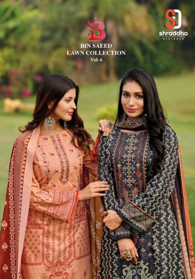 SHRADDHA DESIGNER BIN SAEED VOL 6 SALWAR SUIT