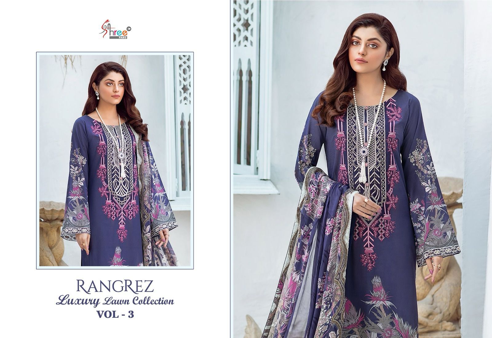 SHREE FABS RANGREZ VOL 3 PAKISTANI SUITS AT BEST PRICE