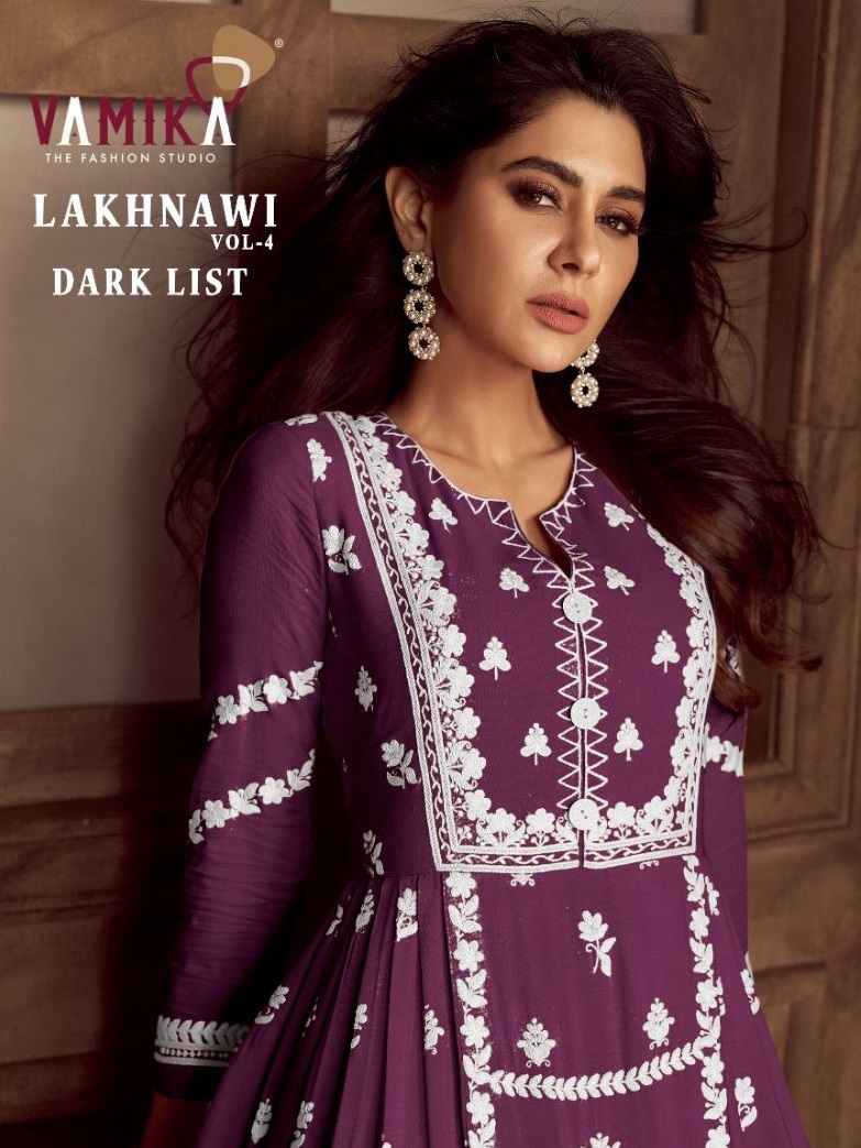 VAMIKA LAKHNAVI VOL 4 READYMADE KURTI CATALOGUE SUPPLIER IN SURAT