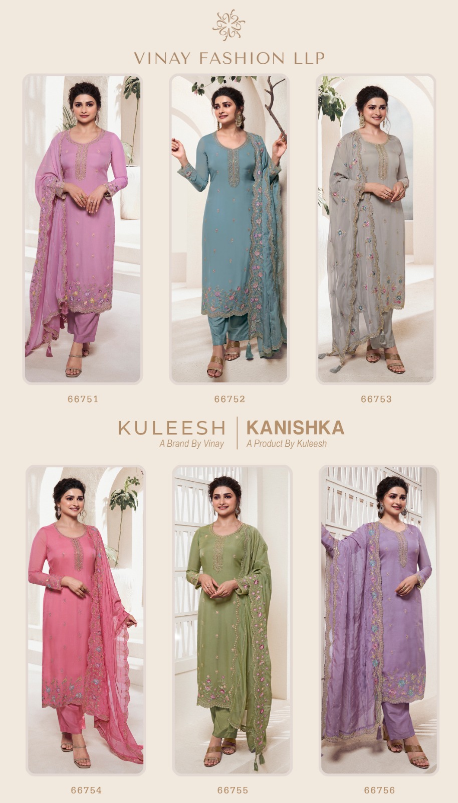 VINAY KULEESH KANISHKA HEAVY DESIGNER SUITS