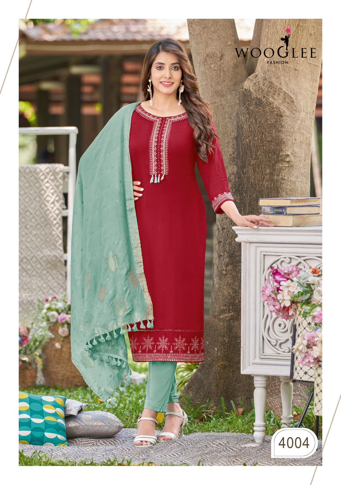 WOOGLEE NITYA READYMADE KURTI SET CATALOGUE WHOLESALER IN SURAT