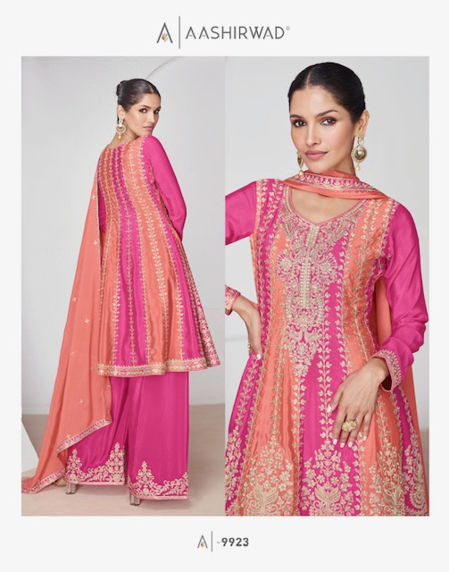 AASHIRWAD CREATION SUHANA CHINNON SUITS SUPPLIER