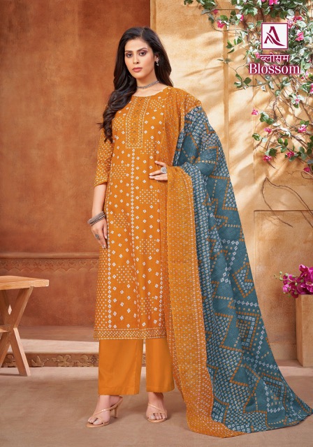 ALOK SUIT BLOSSOM COTTON SALWAR KAMEEZ DISTRIBUTOR IN SURAT