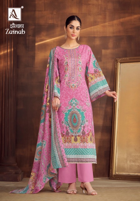 ALOK SUIT ZAINAB COTTON PRINT SALWAR KAMEEZ WHOLESALER IN SURAT