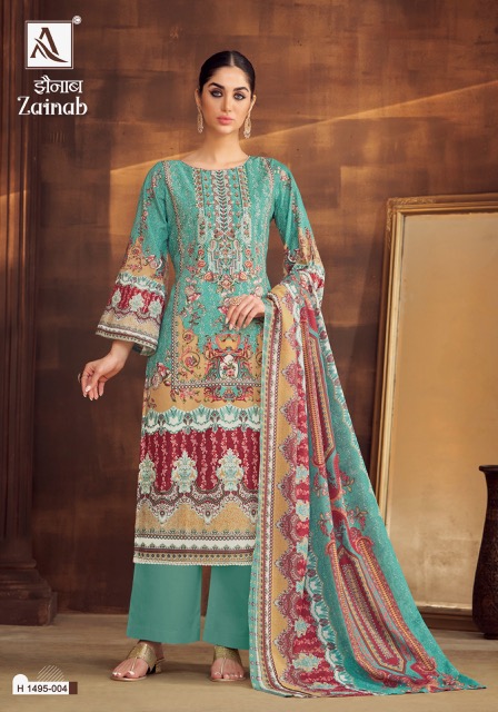 ALOK SUIT ZAINAB COTTON PRINT SALWAR KAMEEZ WHOLESALER IN SURAT